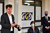 15-01-2021 Breda - Voordat de 1e officiele vaccinatie plaats vond werden er een aantal korte toespraken gehouden. oa door burgemeester Paul Depla. - Fotokrant